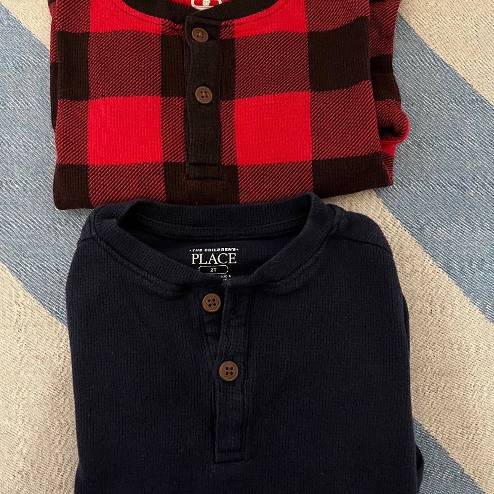 2T Thermal Long Sleeve Shirts
